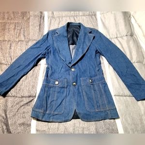 So Cute Vintage LEE Denim Jacket~Excellent Condition~36 R~Like New~Spring